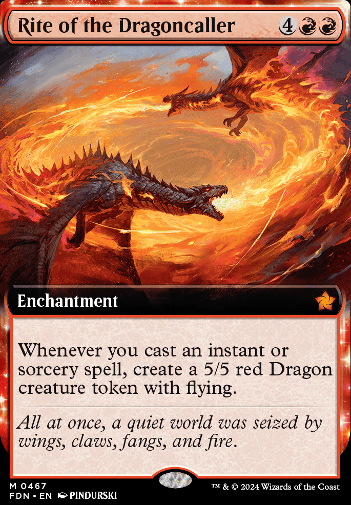 Rite of the Dragoncaller feature for Izzet a Dragon