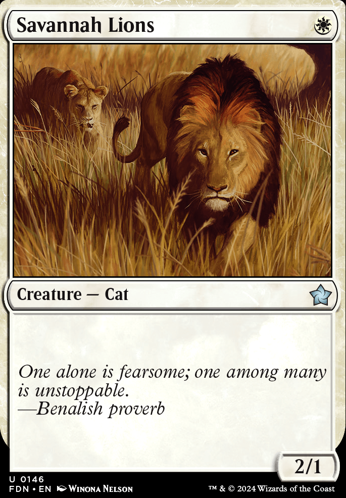 Featured card: Savannah Lions