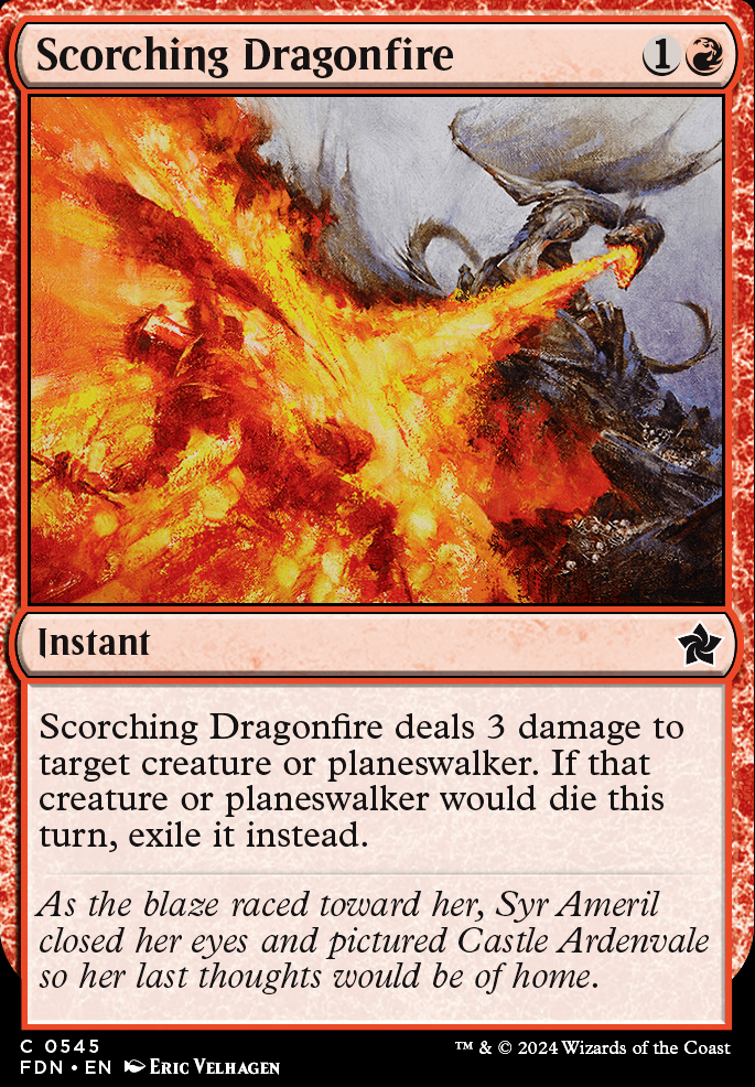 Featured card: Scorching Dragonfire