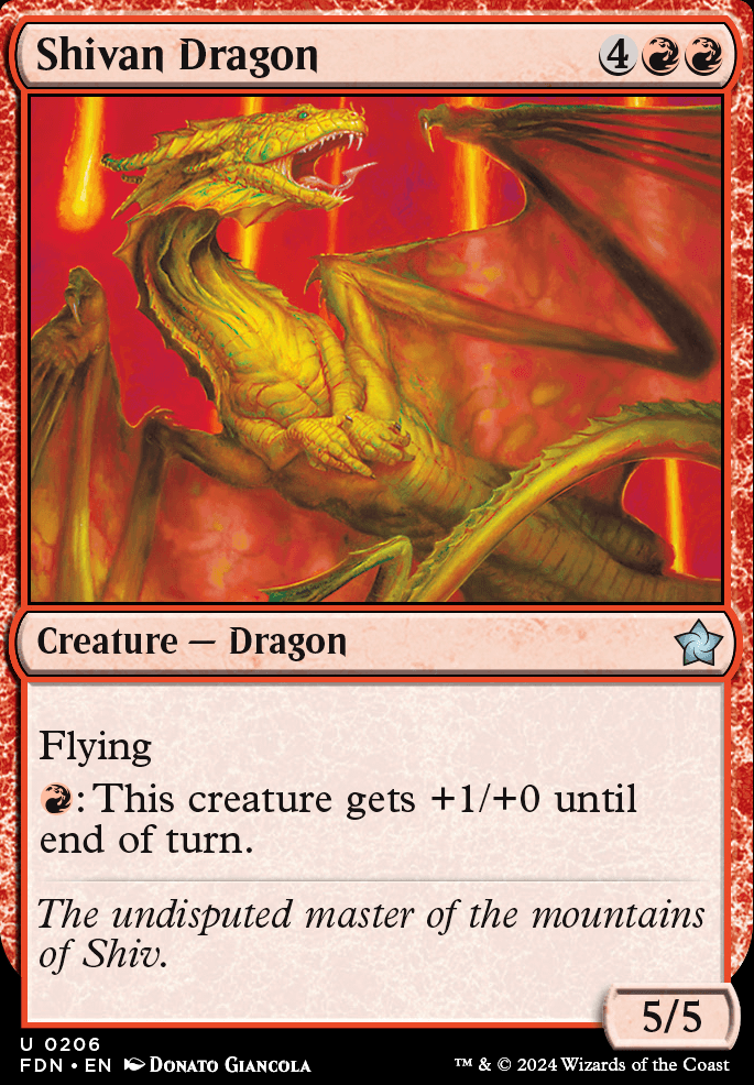 Featured card: Shivan Dragon