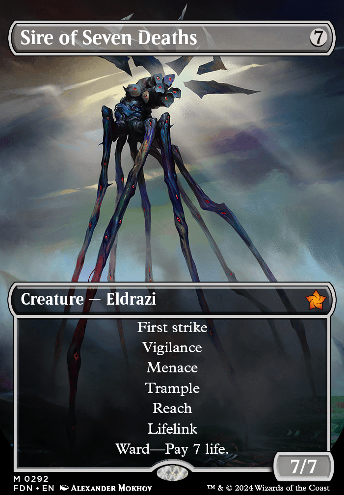 Sire of Seven Deaths feature for SMASH - Vorinclex EDH