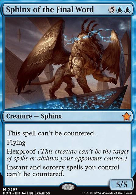 Featured card: Sphinx of the Final Word