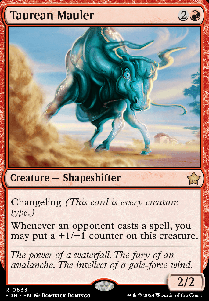 Taurean Mauler feature for Izzet Illusions