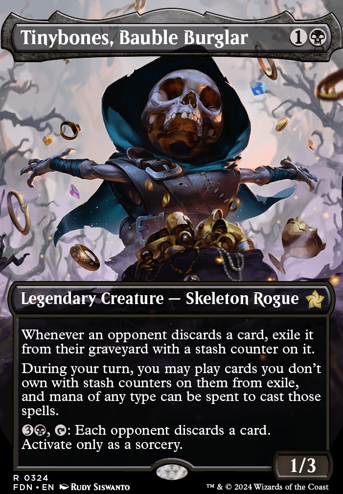 Featured card: Tinybones, Bauble Burglar