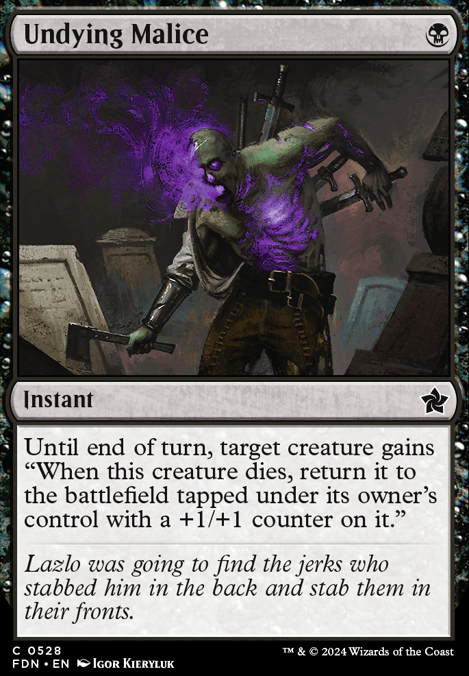 Featured card: Undying Malice