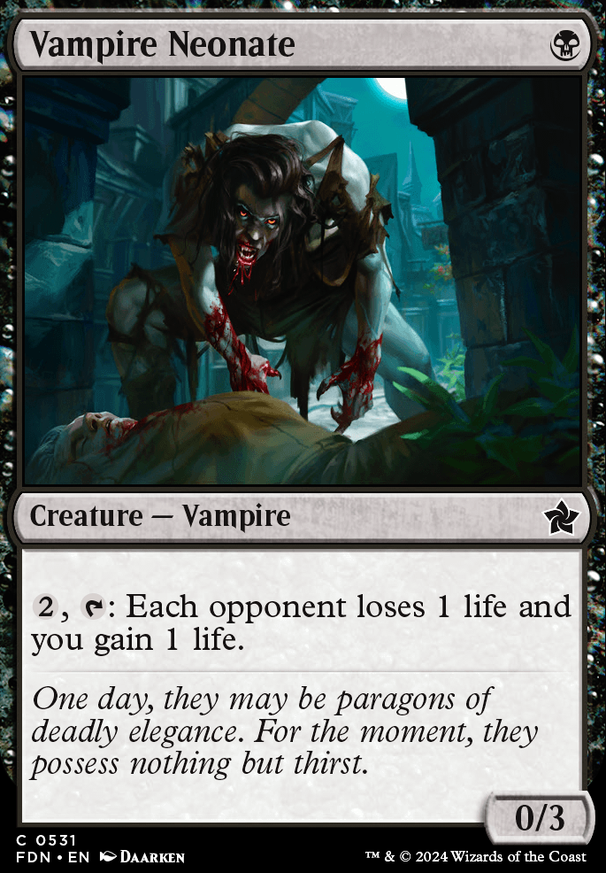 Featured card: Vampire Neonate