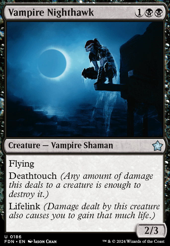 Vampire Nighthawk feature for wbr trial