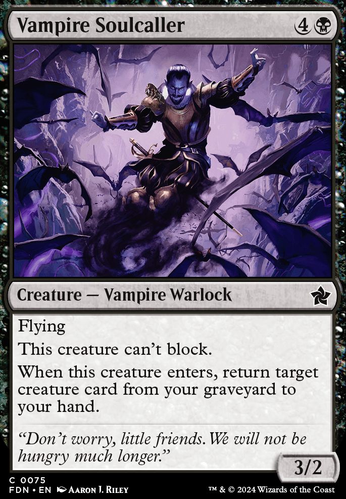 Featured card: Vampire Soulcaller