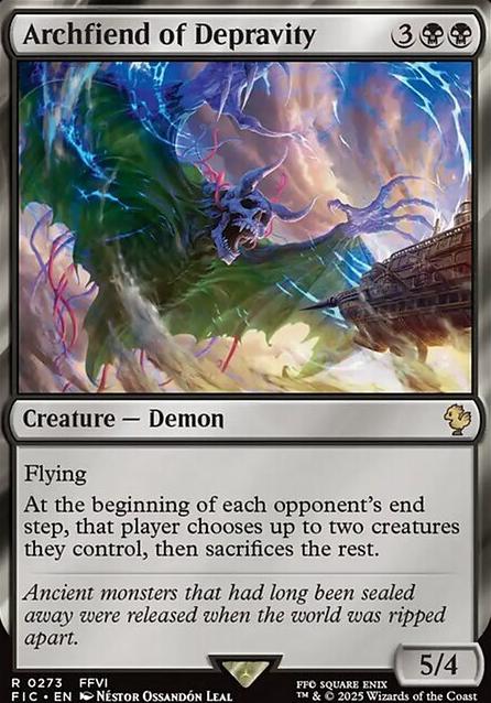 Featured card: Archfiend of Depravity