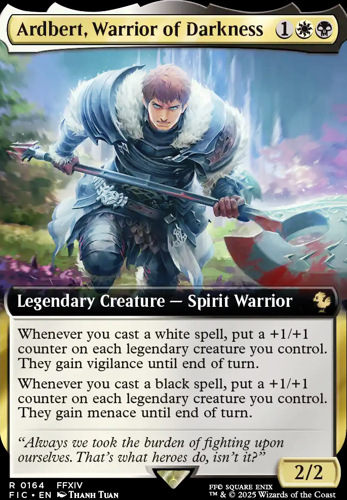 Commander: Ardbert, Warrior of Darkness