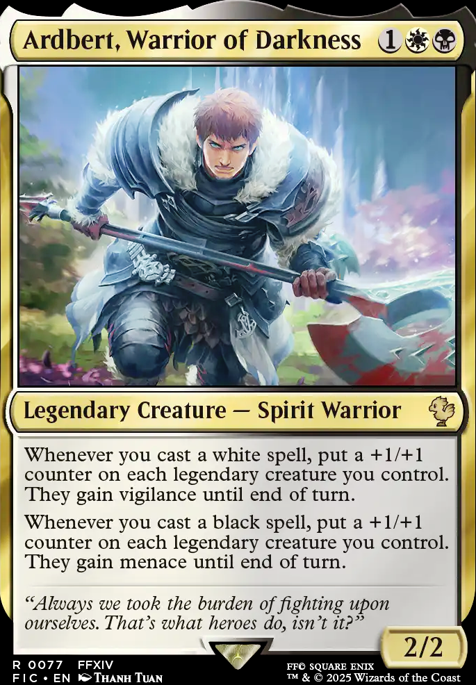 Ardbert, Warrior of Darkness feature for Warriors of Darkness
