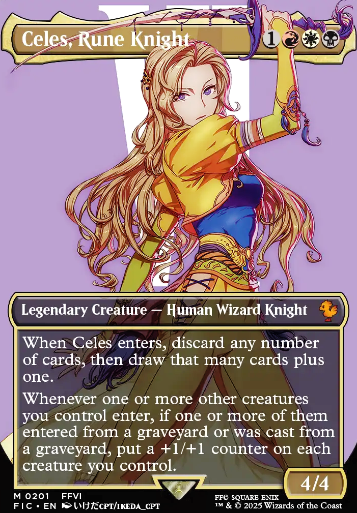 Celes, Rune Knight feature for Celes - Hope Dies Last