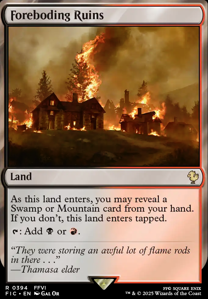 Featured card: Foreboding Ruins