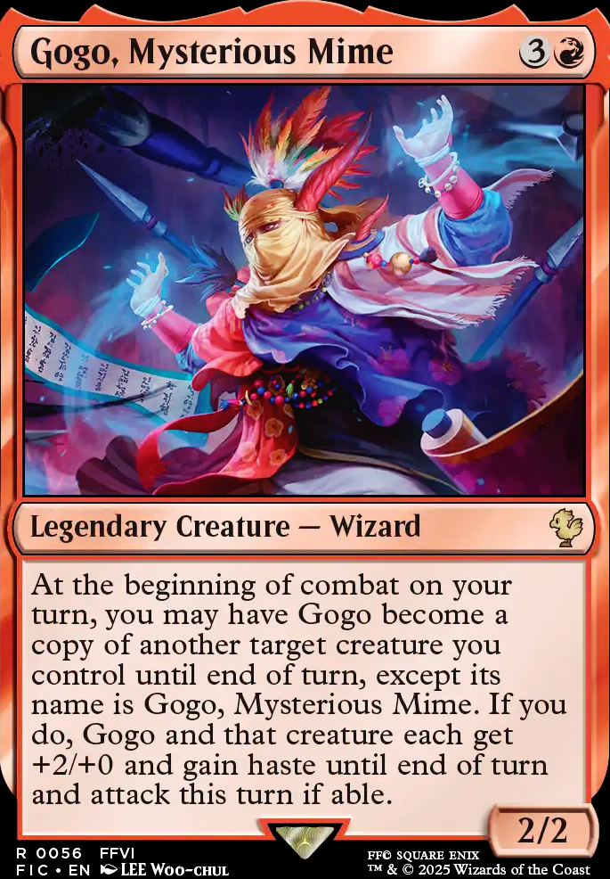 Featured card: Gogo, Mysterious Mime