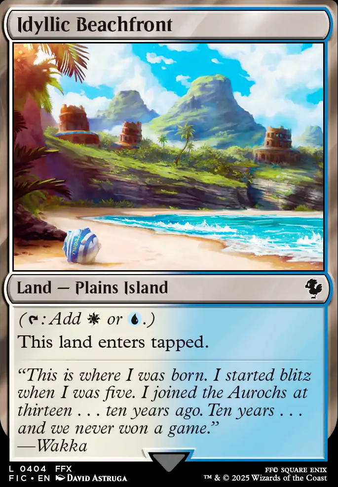 Idyllic Beachfront