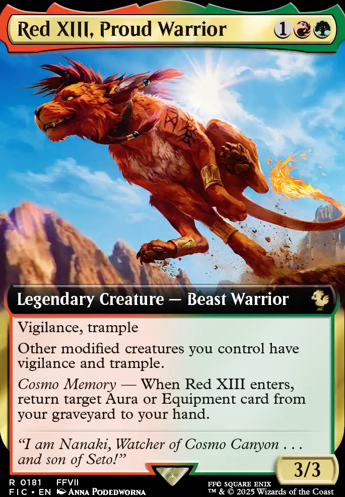 Commander: Red XIII, Proud Warrior