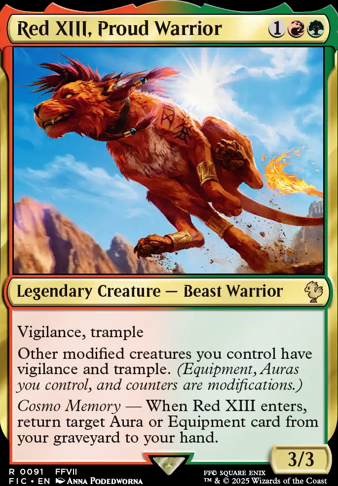 Red XIII, Proud Warrior
