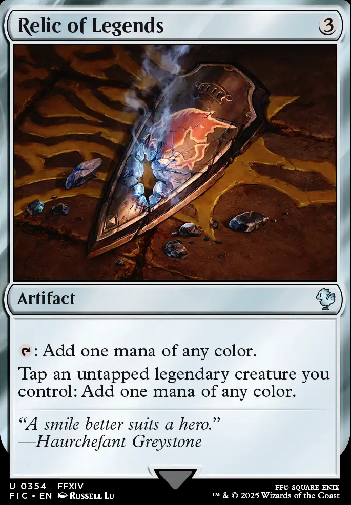 Featured card: Relic of Legends
