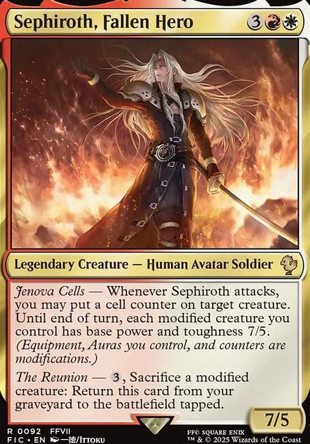 Featured card: Sephiroth, Fallen Hero