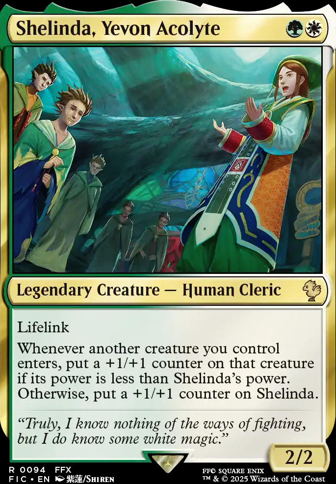 Shelinda, Yevon Acolyte