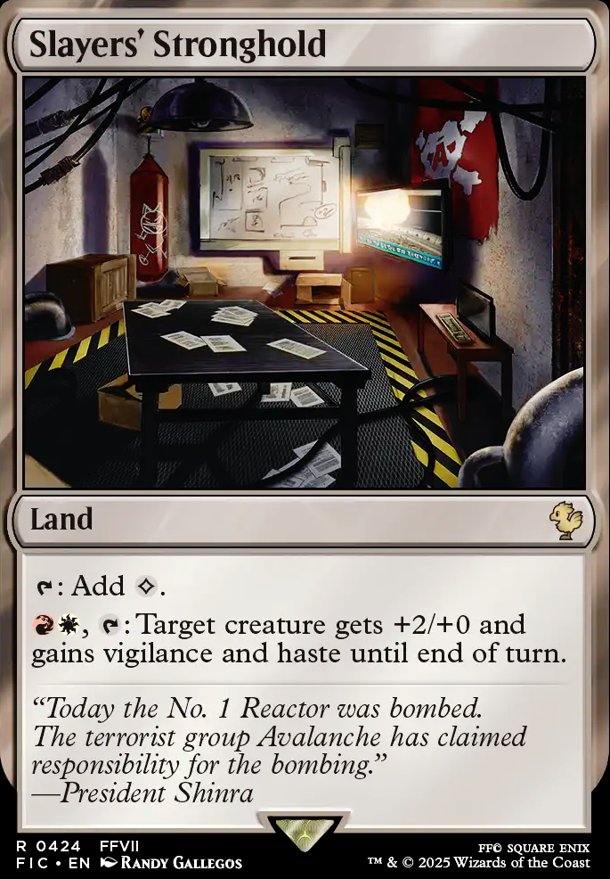 Slayers' Stronghold feature for Aggro Battalion Boros (R/W)