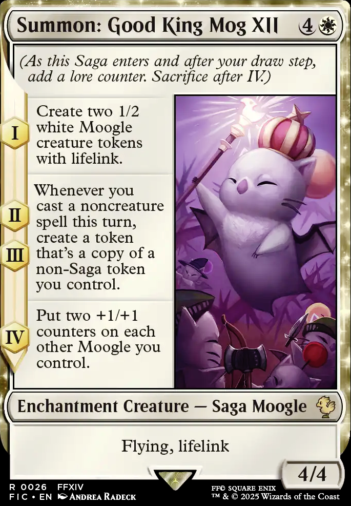 Summon: Good King Mog XII