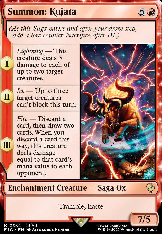 Featured card: Summon: Kujata