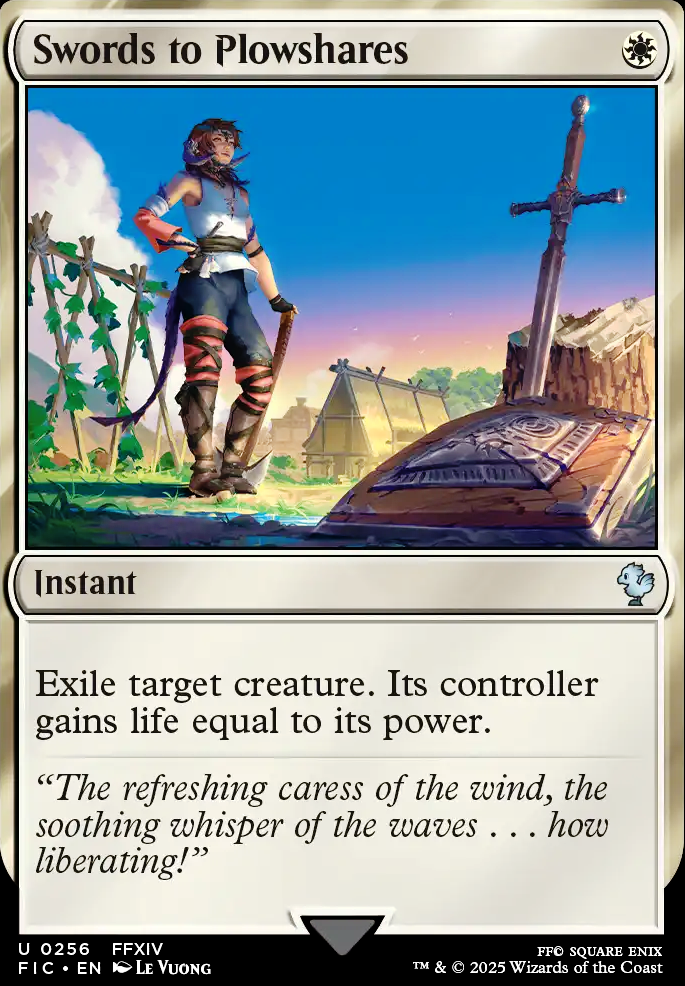 Featured card: Swords to Plowshares