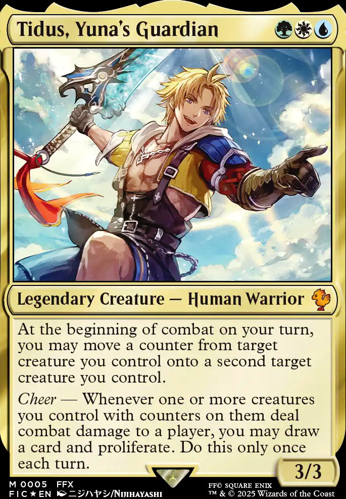 Featured card: Tidus, Yuna's Guardian