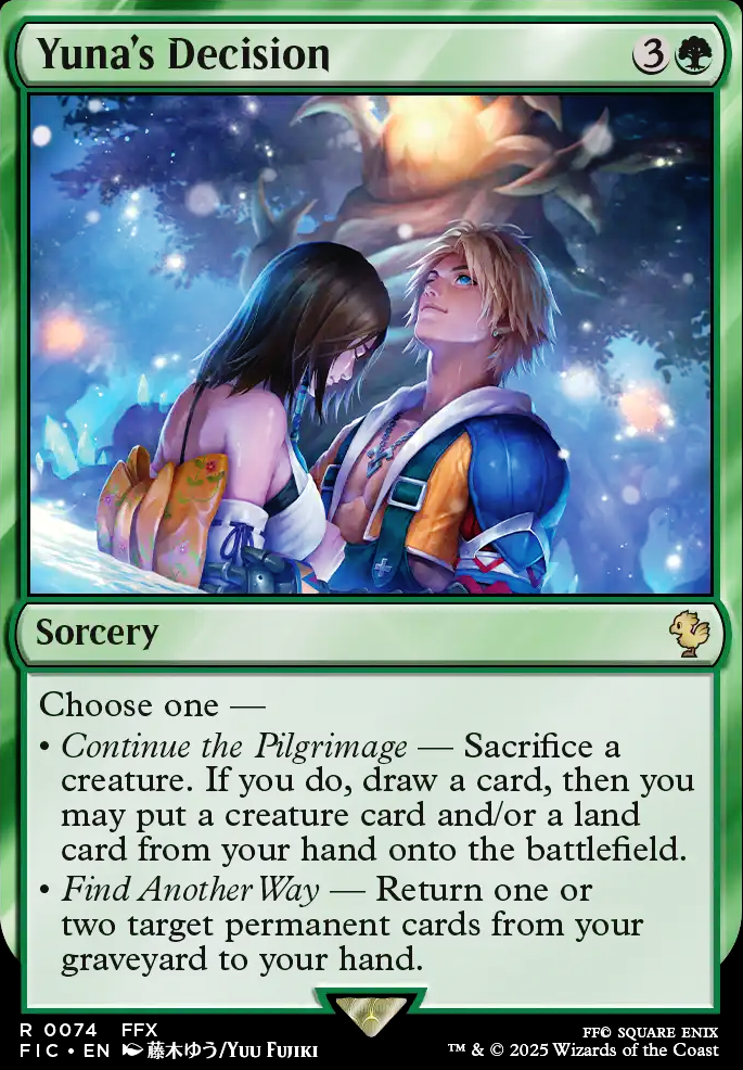 Yuna's Decision