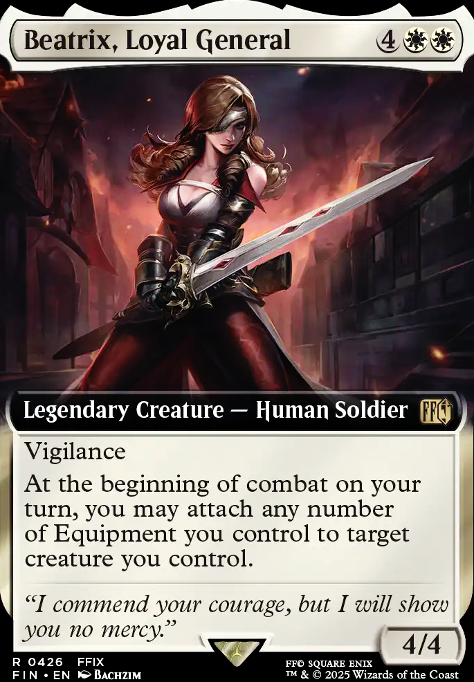 Featured card: Beatrix, Loyal General