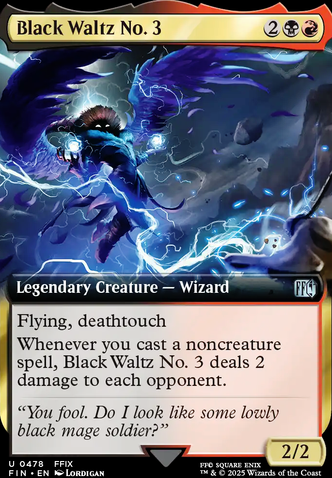 Featured card: Black Waltz No. 3