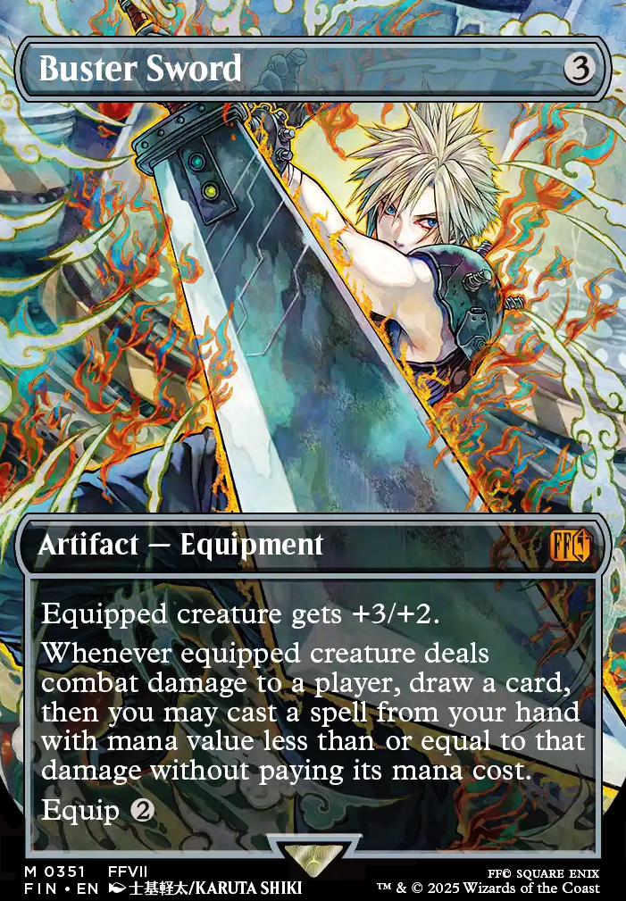 Featured card: Buster Sword