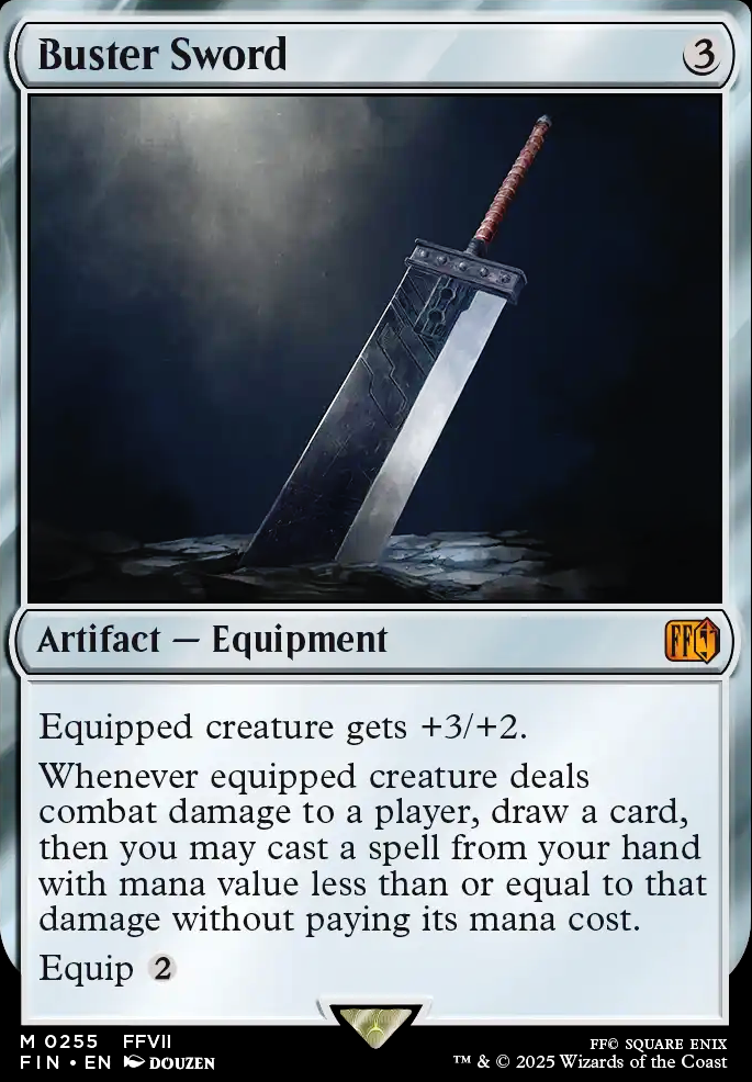 Buster Sword feature for Cloud, Living Legacy