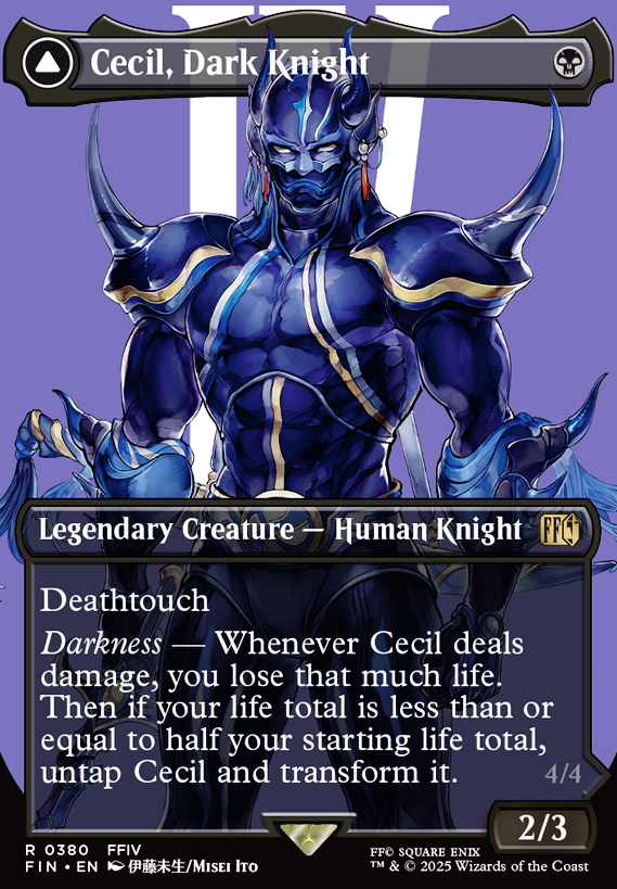 Commander: Cecil, Dark Knight