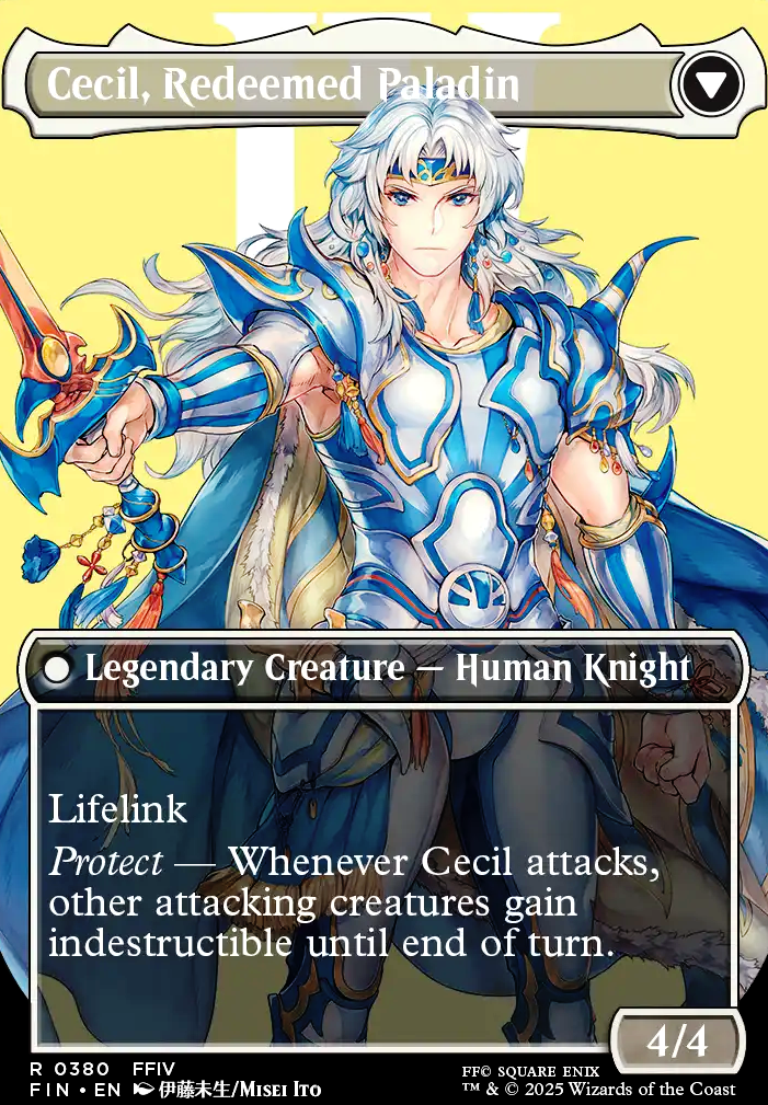 Featured card: Cecil, Redeemed Paladin