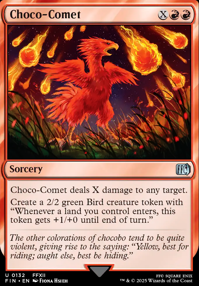 Choco-Comet feature for Meteor Mage // Dragons