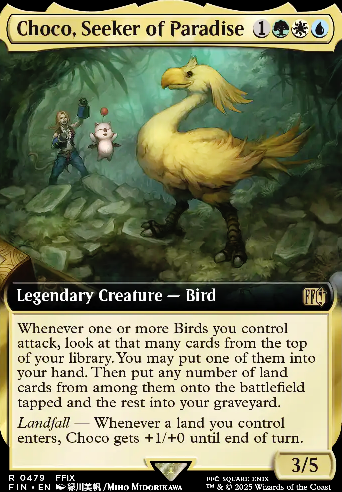 Choco, Seeker of Paradise feature for Chocobo Rally