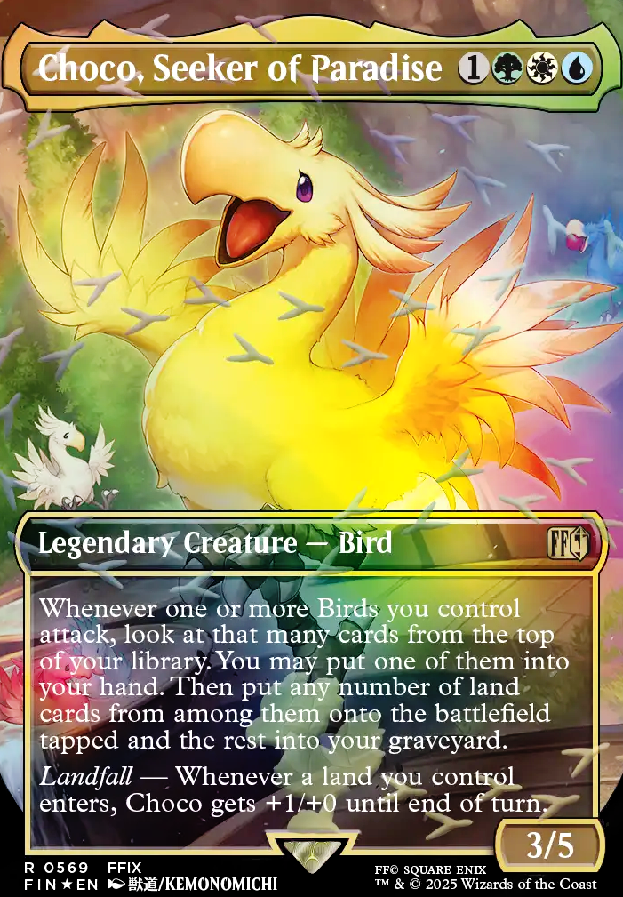 Choco, Seeker of Paradise feature for The Birbs