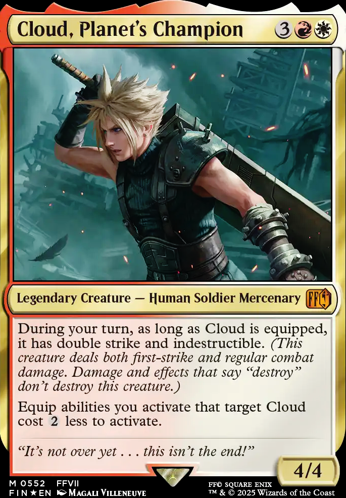 Cloud, Planet's Champion feature for THE BRAVE DO NOT FEAR THE GRAVE