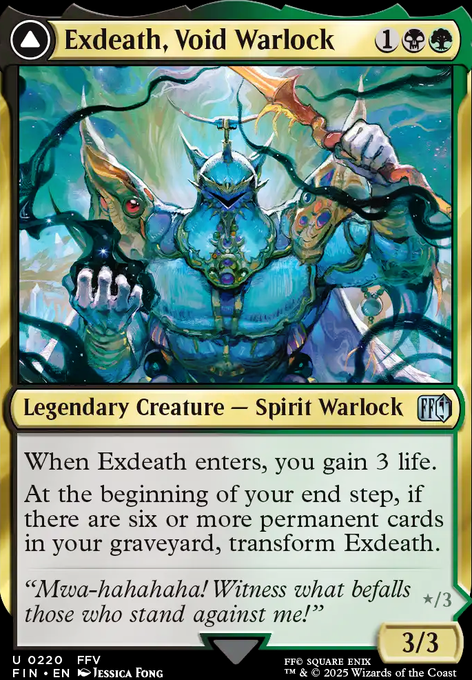 Exdeath, Void Warlock feature for The Great Forest of Moore