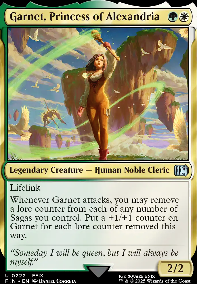 Commander: Garnet, Princess of Alexandria
