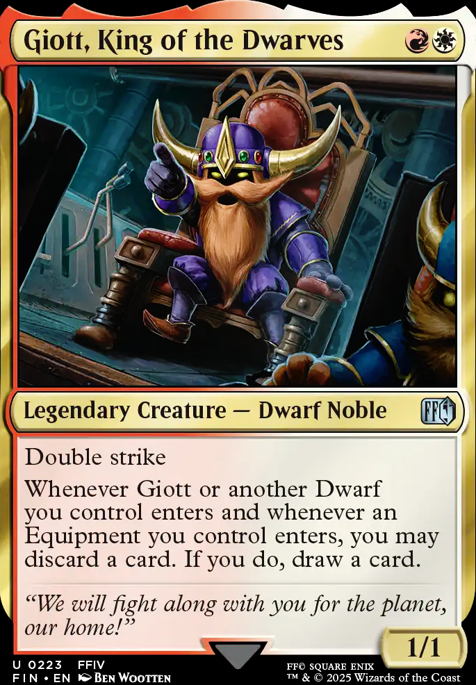 Commander: Giott, King of the Dwarves