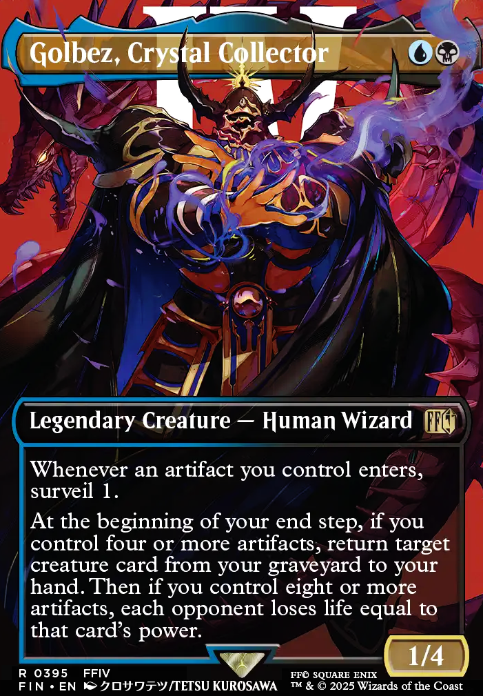 Golbez, Crystal Collector feature for FISH WIELDING WIZARD (Golbez & Gyruda)
