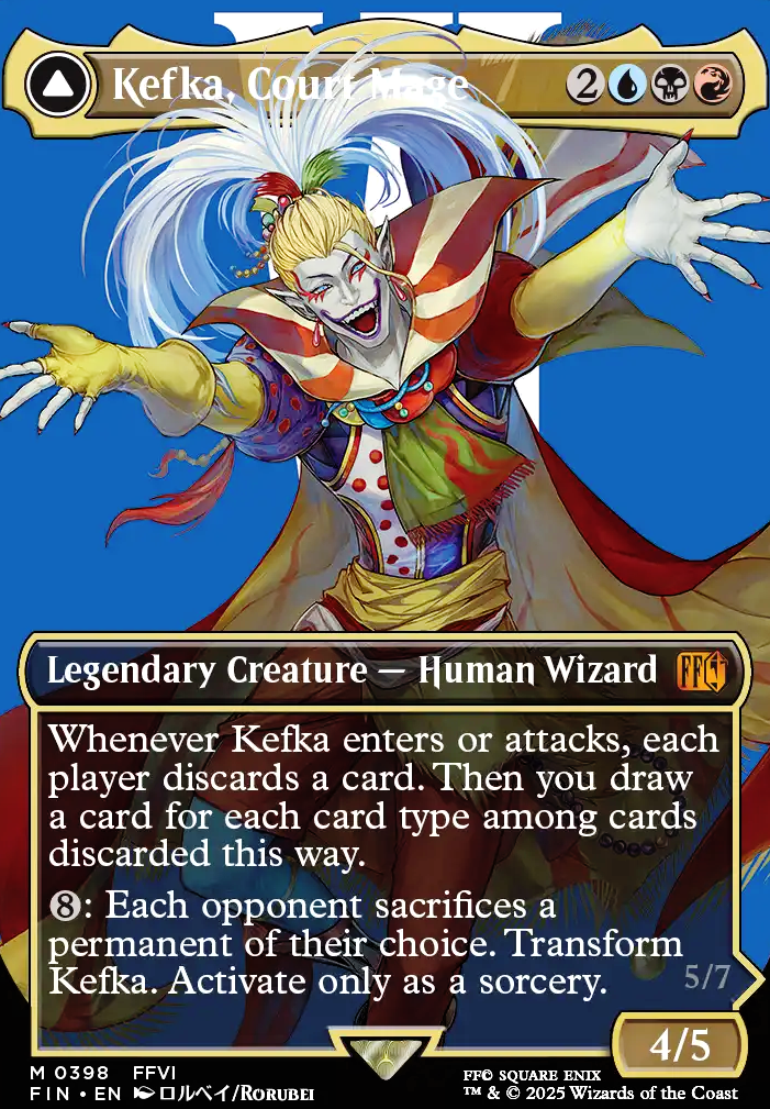 Commander: Kefka, Court Mage