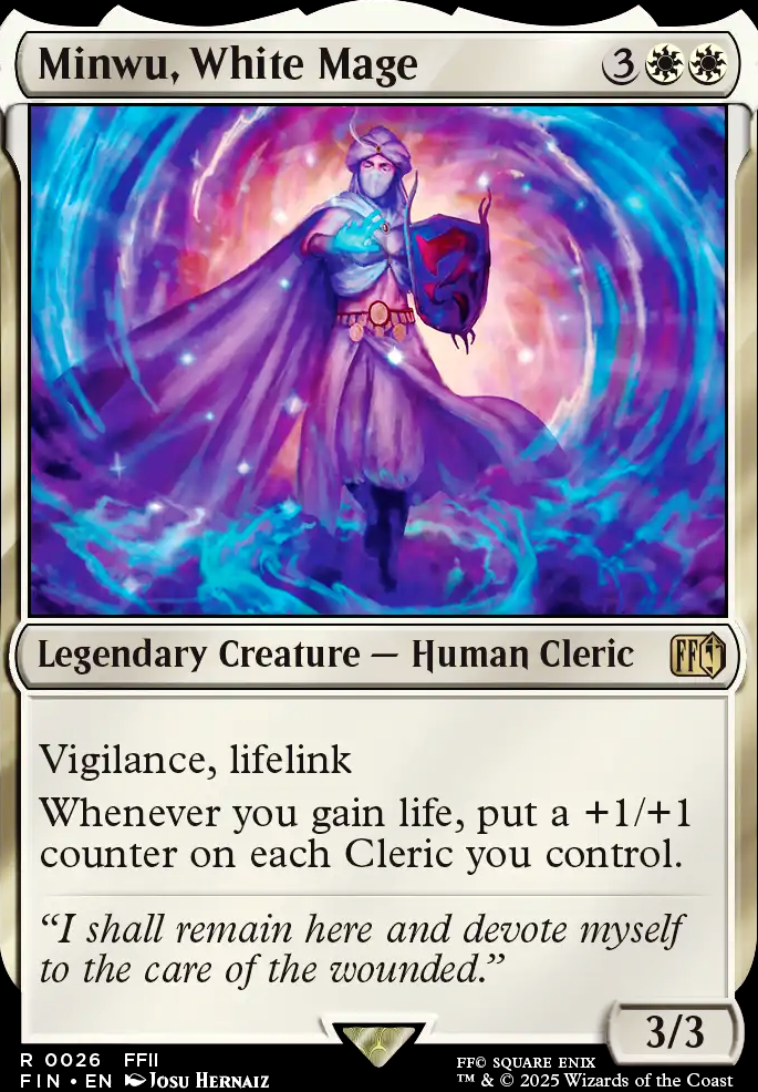 Minwu, White Mage