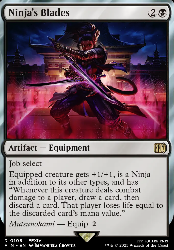 Featured card: Ninja's Blades