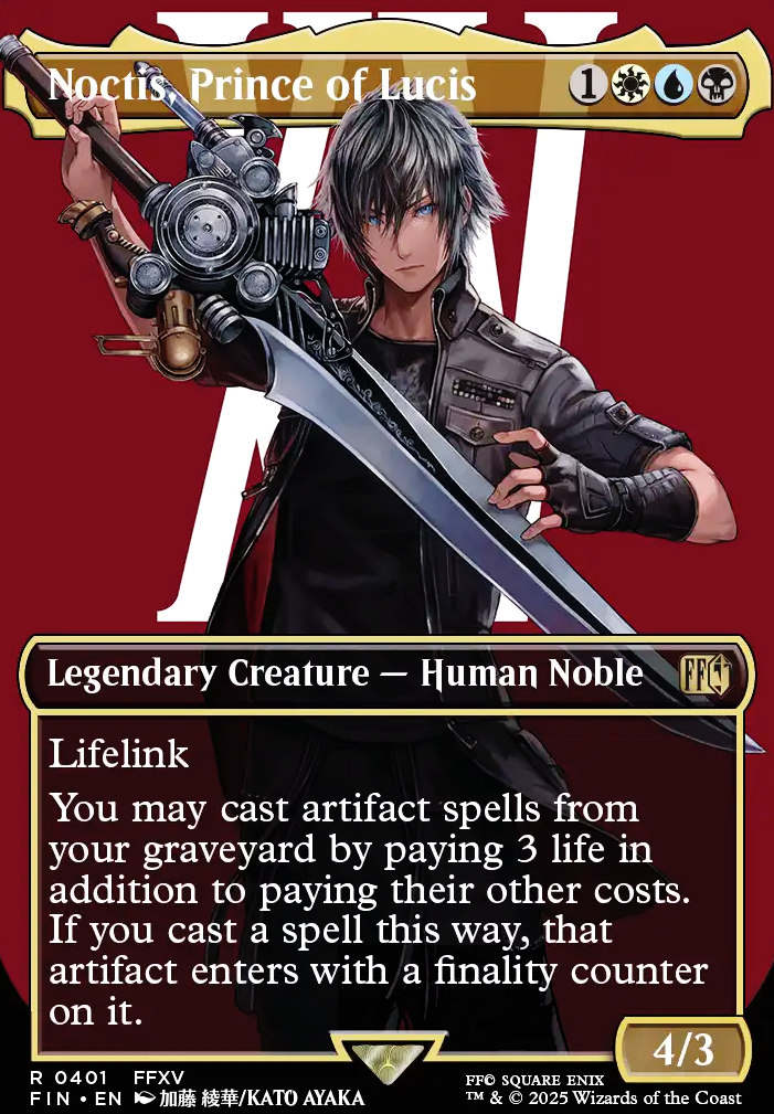 Noctis, Prince of Lucis feature for Noctis Shoots for 50
