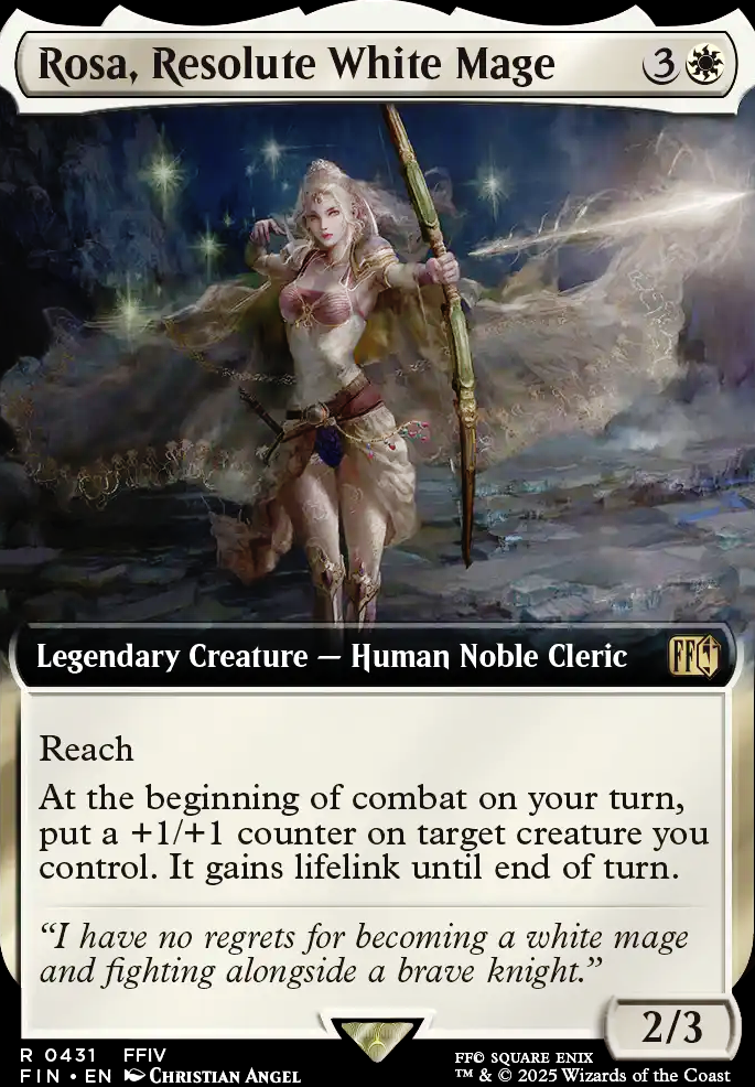 Rosa, Resolute White Mage