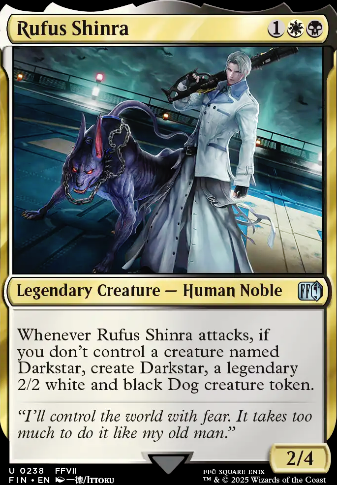 Rufus Shinra feature for To each their own, I’m not a judgmental person!